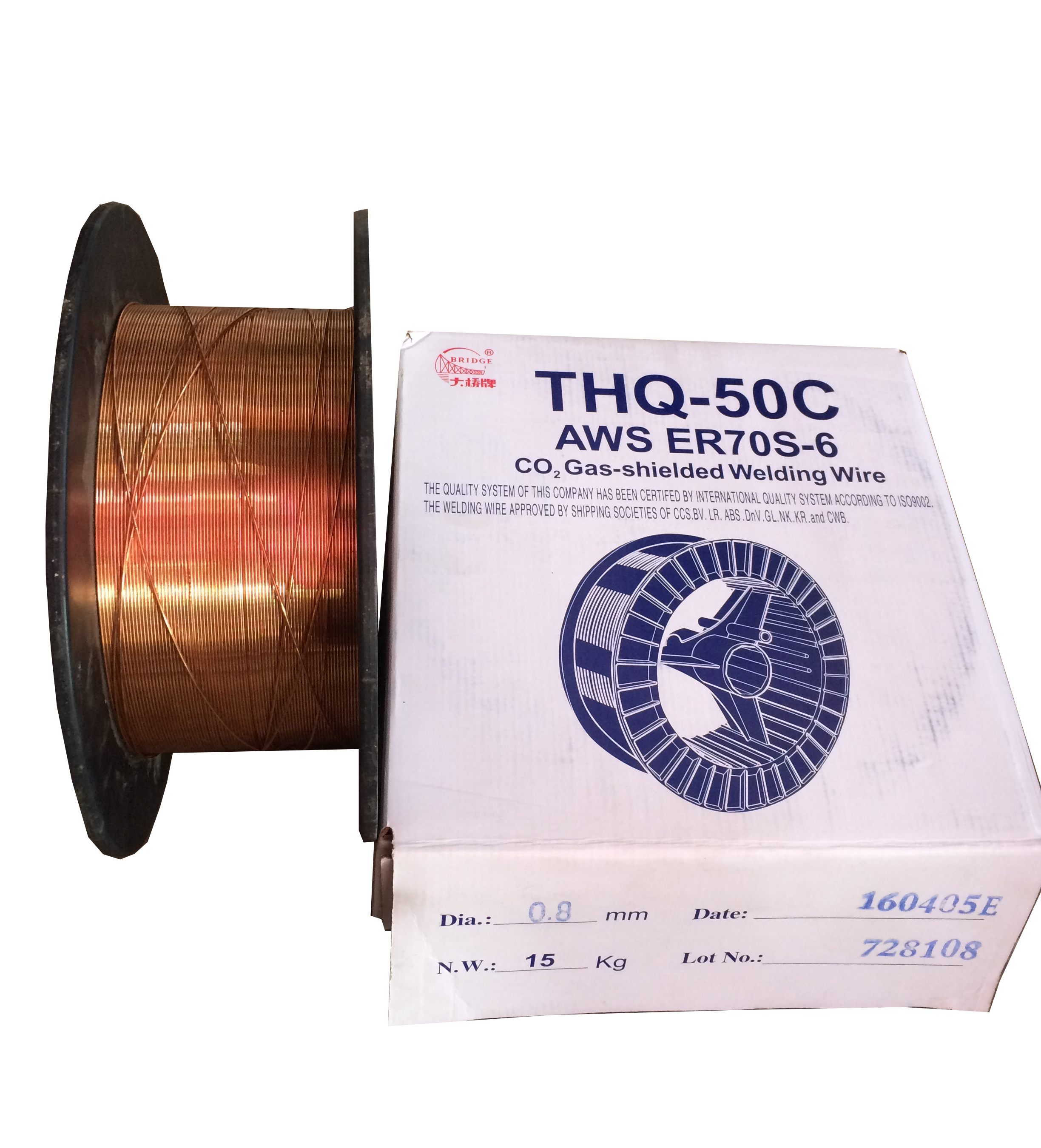 Dây hàn CO2 THQ-50C 0.8mm